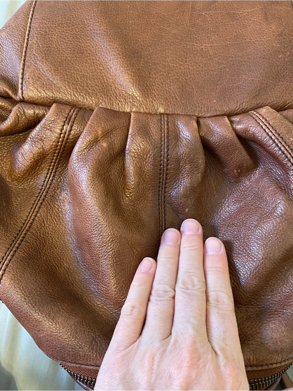 Woven Leather Shoulder Christopher Kon Bag in Brown - Picture 9 of 9